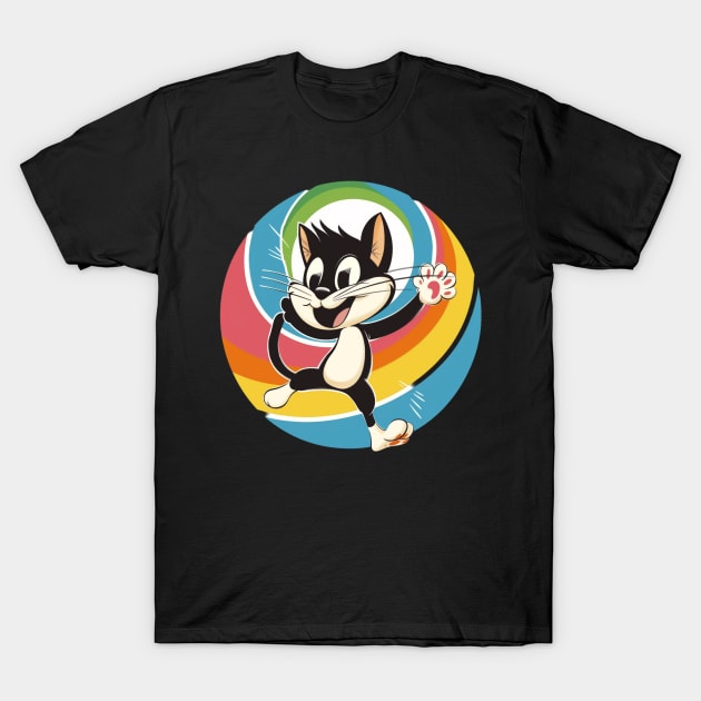 Felix The Cat Antagonists T-Shirt by Tosik Art1